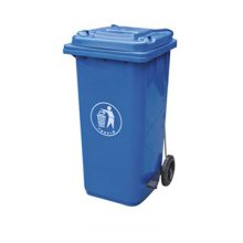 Wheelie Plastic Pedal Recycle Dustbin (120L)